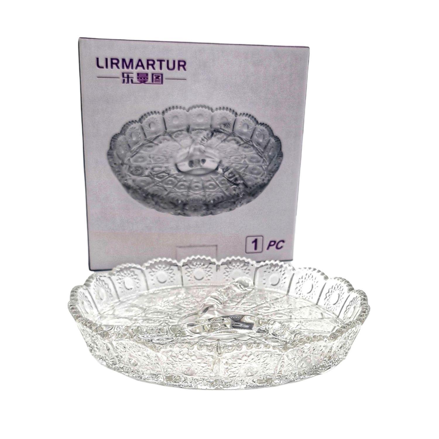 Plato fuente cocktail vidrio 20x20x3cm-0