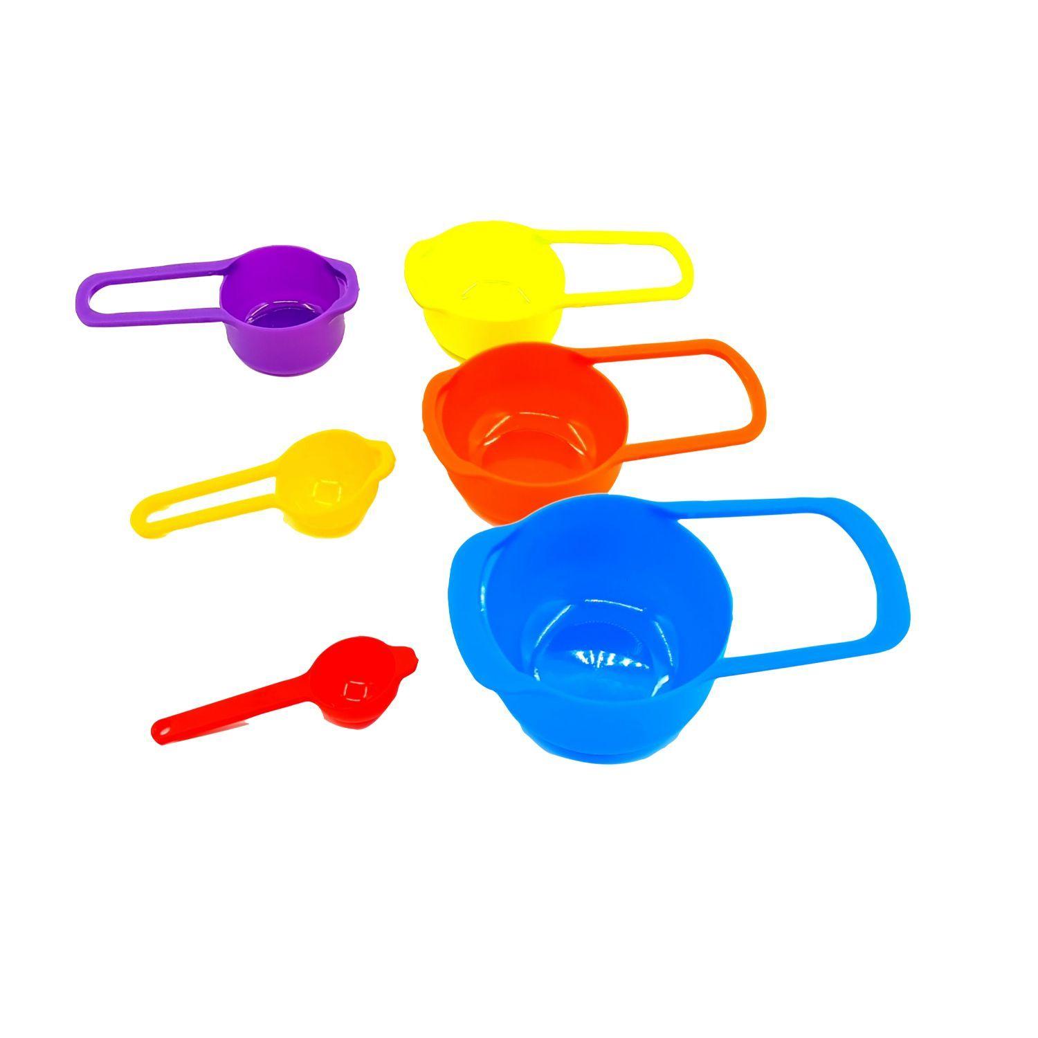Tazas Medidoras Reposteria Set 6 Piezas Plasticas-1