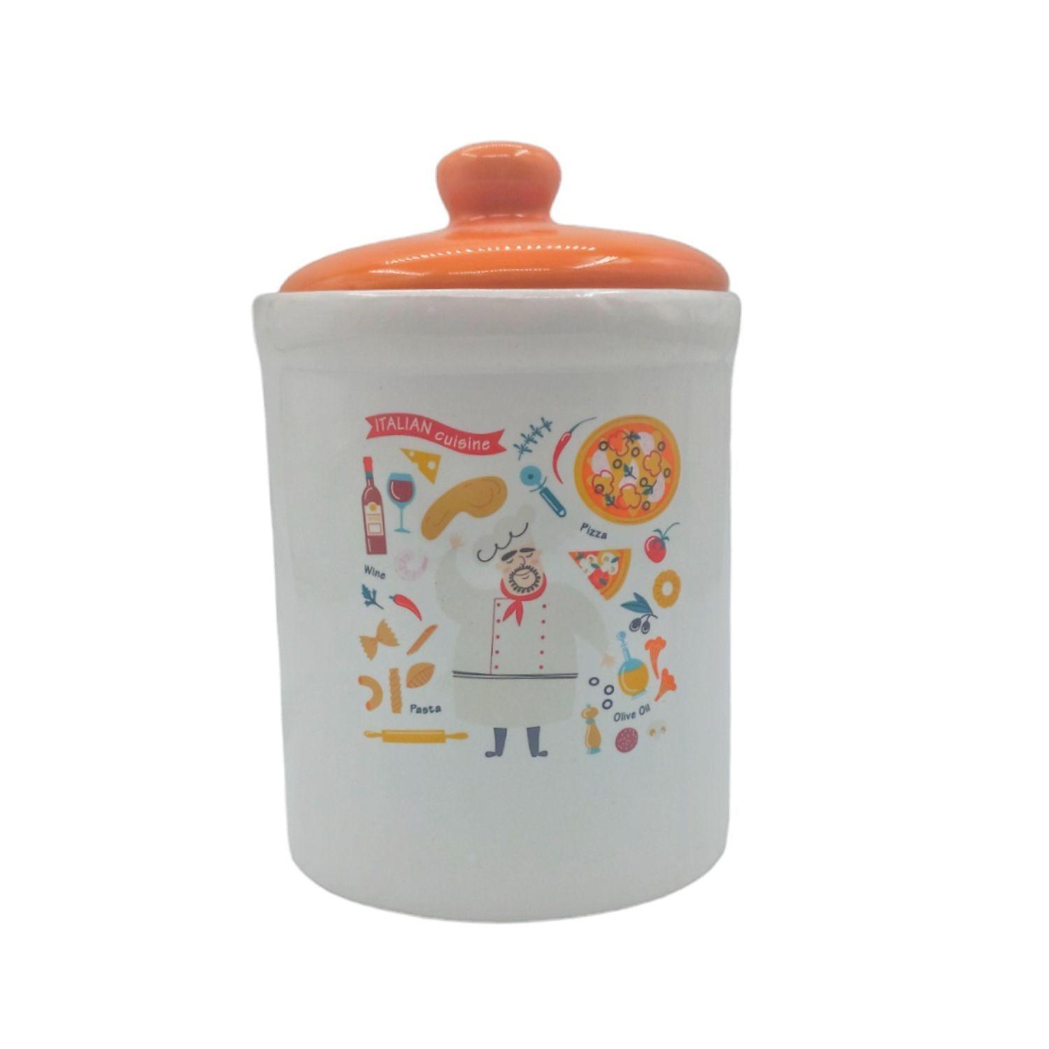 Azucarero especiero frasco loza 13x13x20cm 1500ml nar-2