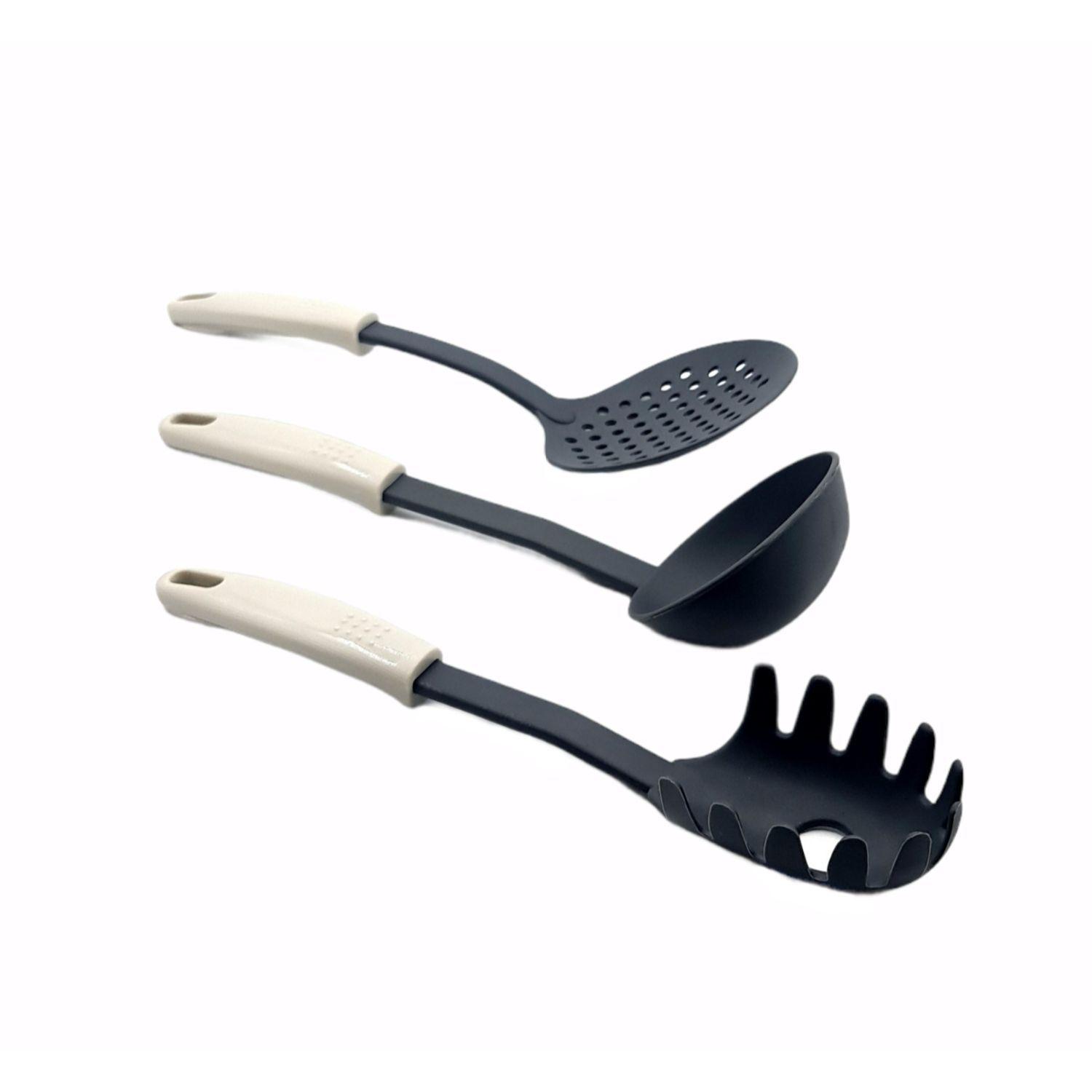 Utensilios cocina cucharon plastico set 3 piezas-2