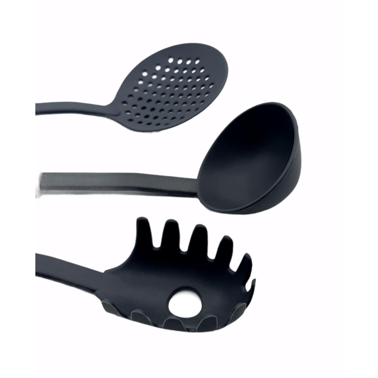 Utensilios cocina cucharon plastico set 3 piezas-3