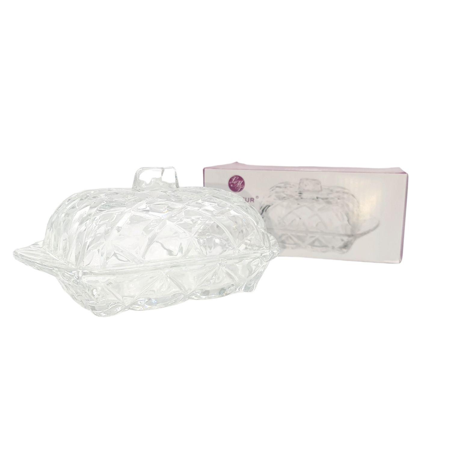 Mantequillero mermeladero vidrio 17x10x8cm-1