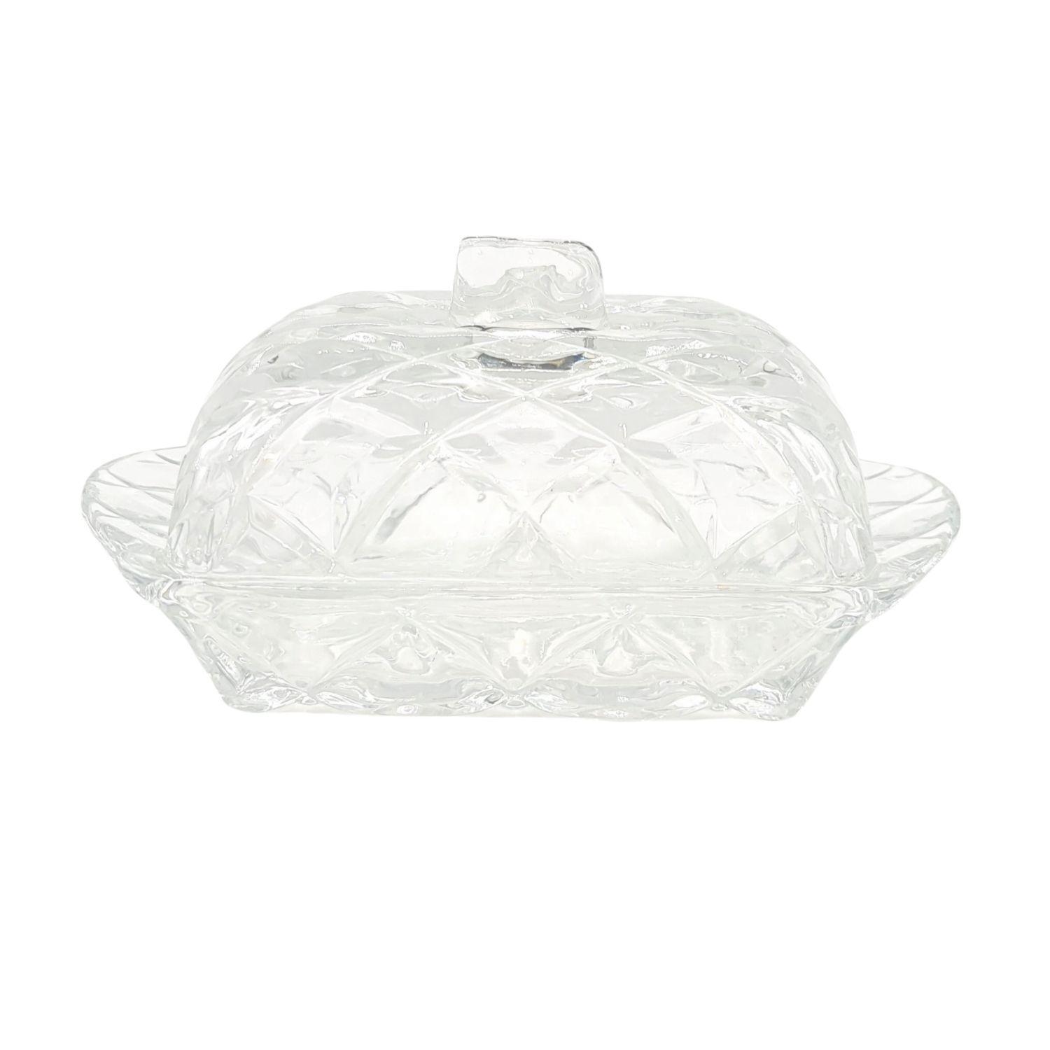 Mantequillero mermeladero vidrio 17x10x8cm-0