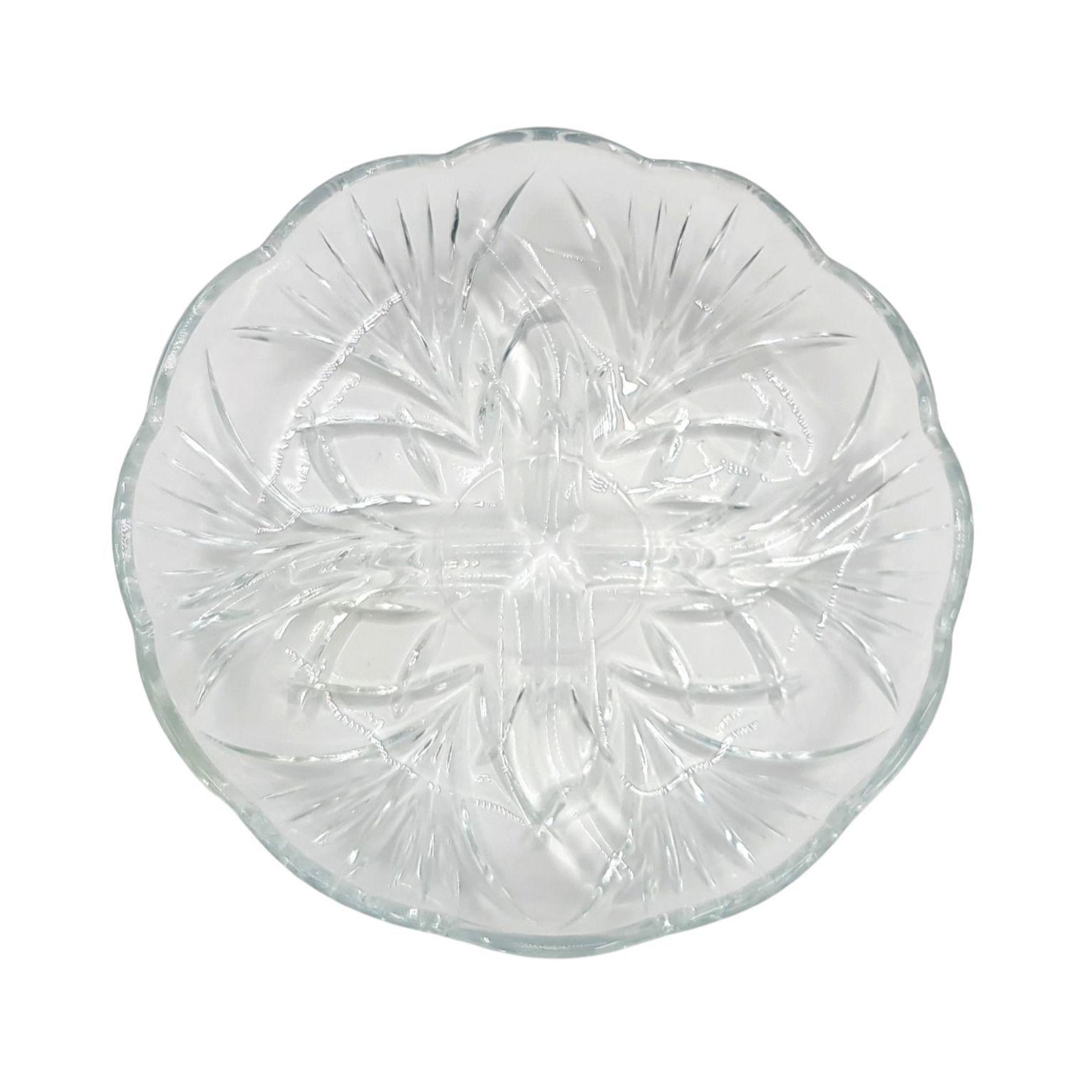 Plato fuente cocktail vidrio 18X18X4Cm-1