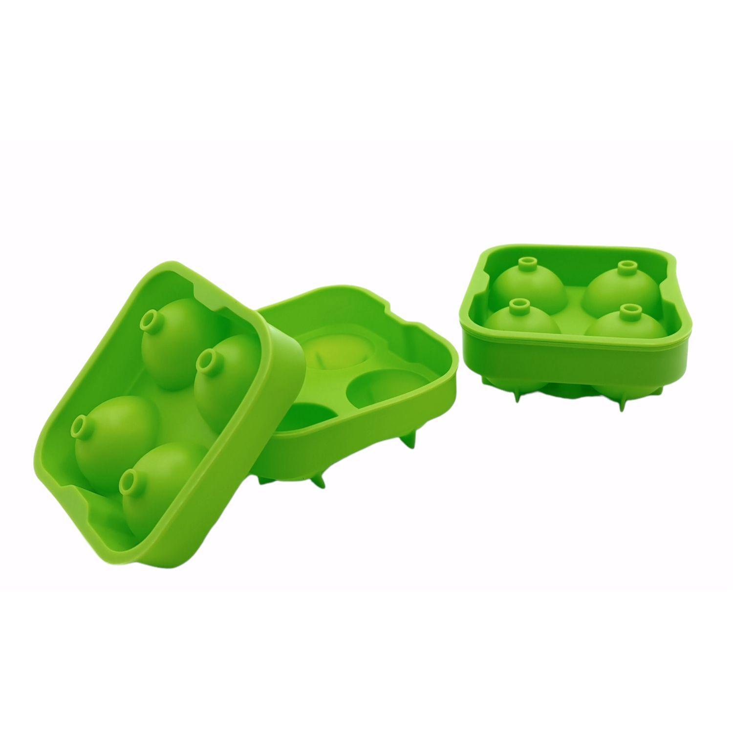 Hielera cubeta para hielo molde silicona  set 2pcs-0