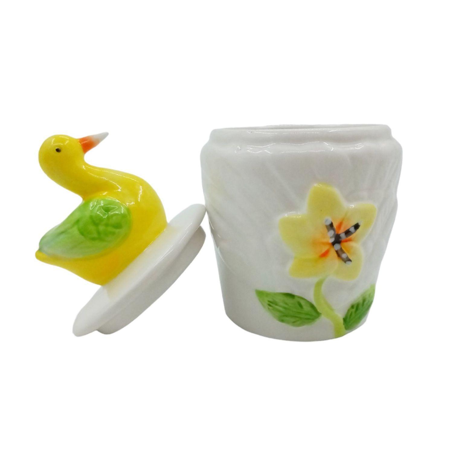 Azucarero especiero frasco loza 9x9x16cm 300ml-2