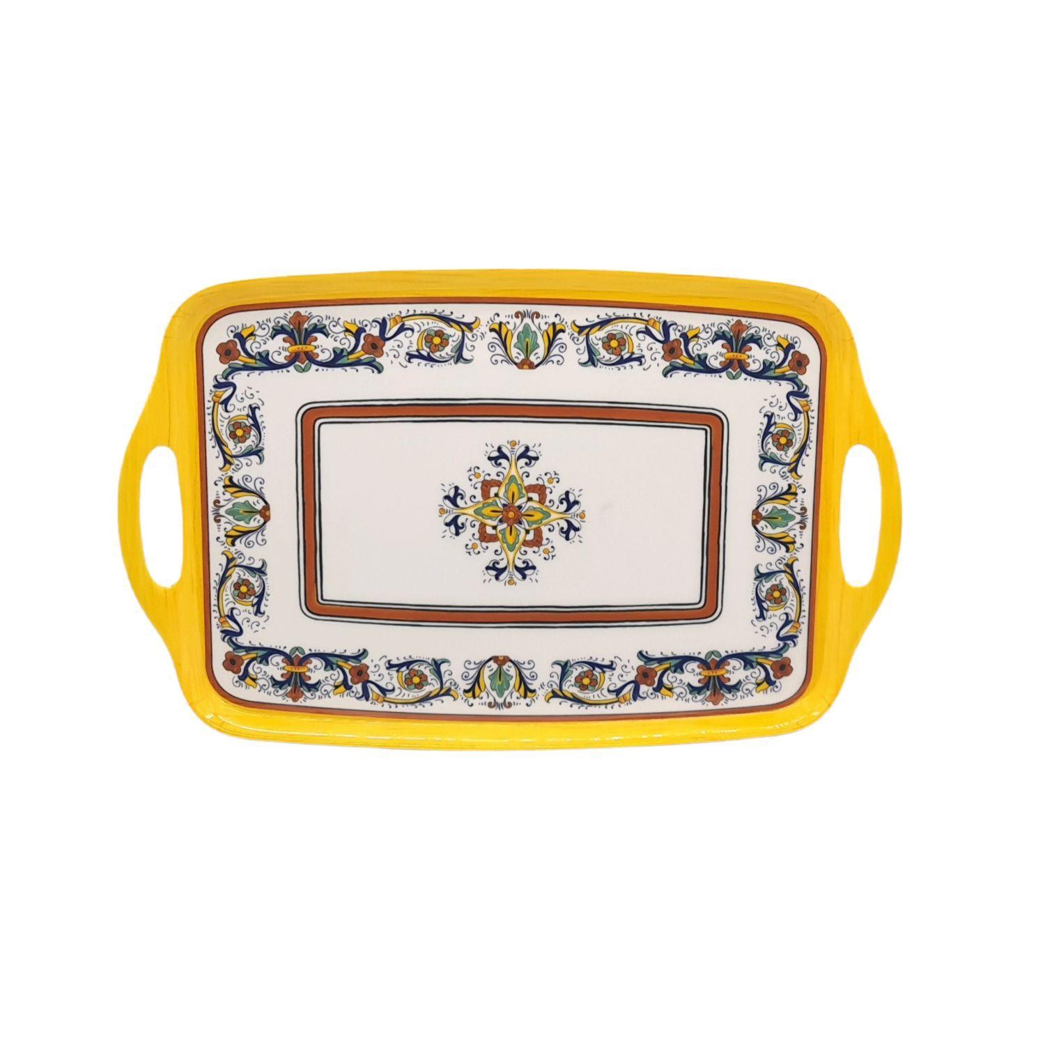 Bandeja melamina para servir rectangular 48x30x2cm-0
