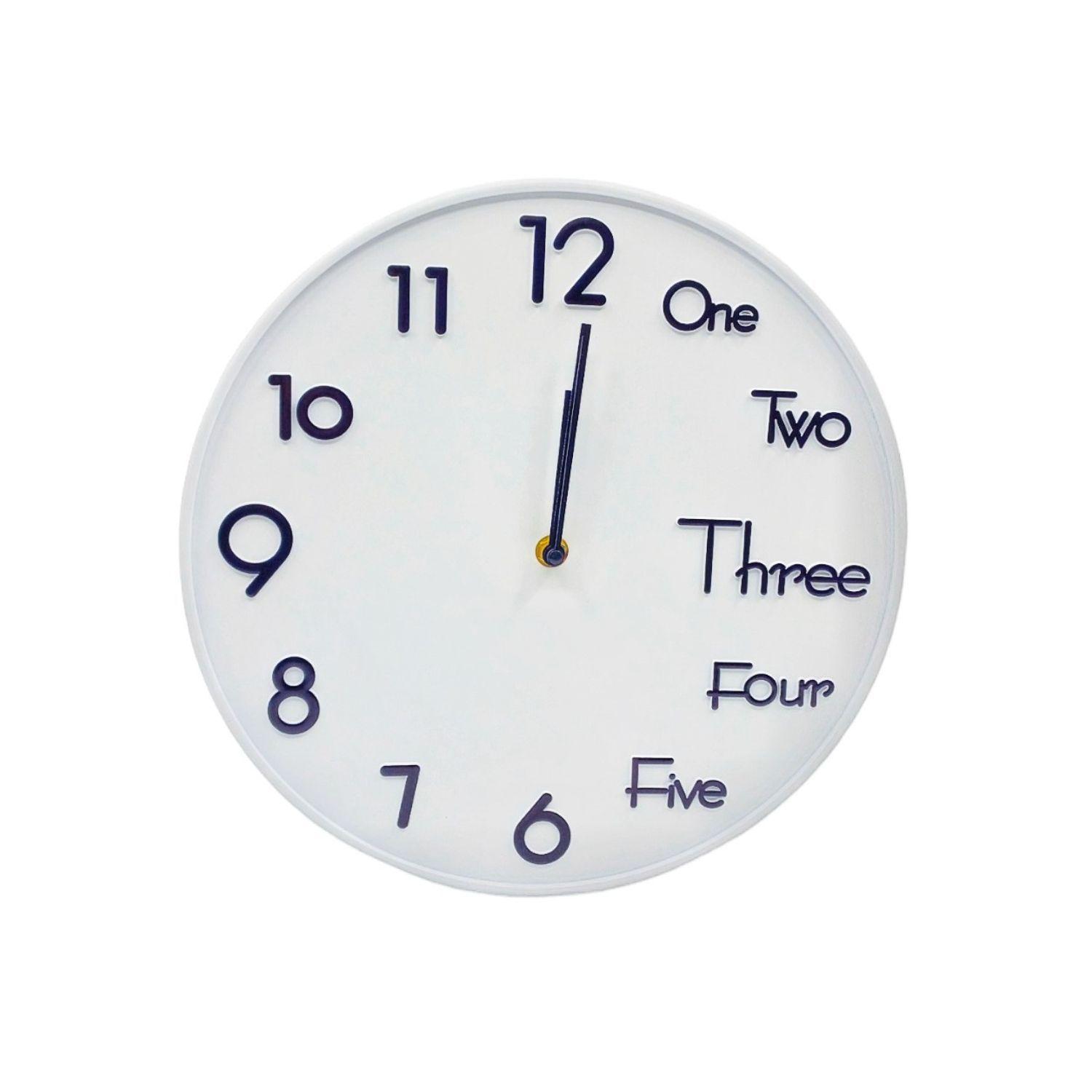 Reloj pared mural redondo 30cm pvc planco-1