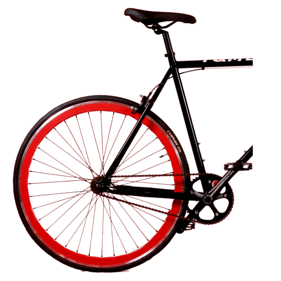 Bicicleta Fixie black and red-2