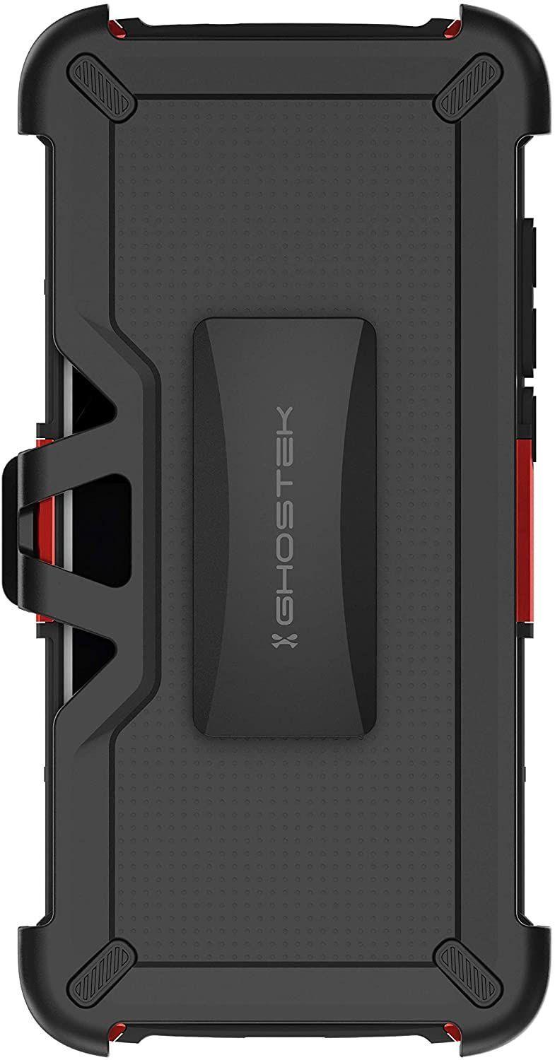 Carcasa para Alcatel 7 (protector de pantalla), color rojo - Ghostek Iron Armor-3