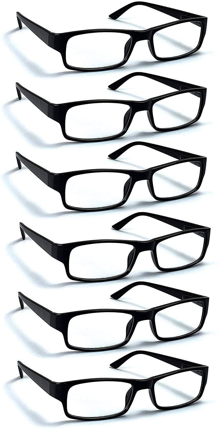 BOOST EYEWARE - JUEGO DE 6 LENTES DE LECTURA - COLOR NEGRO-0
