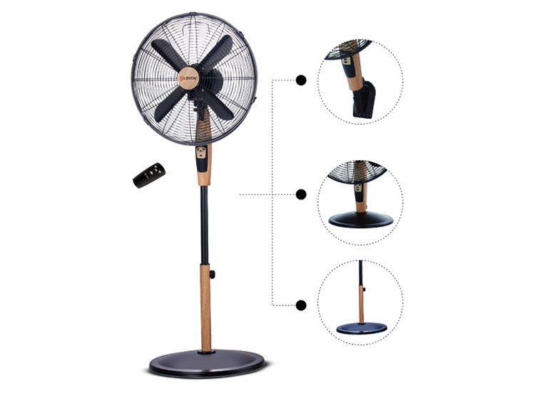 VENTILADOR LOVEN LOVM-3EN1 16'' METAL MADERA-3