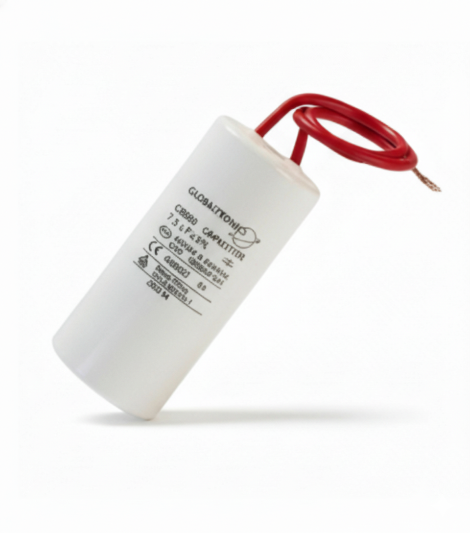 CONDENSADOR | CAPACITOR PERMANENTE CON CABLE | 7,5 UF | 450VAC | 50/60 HZ-2