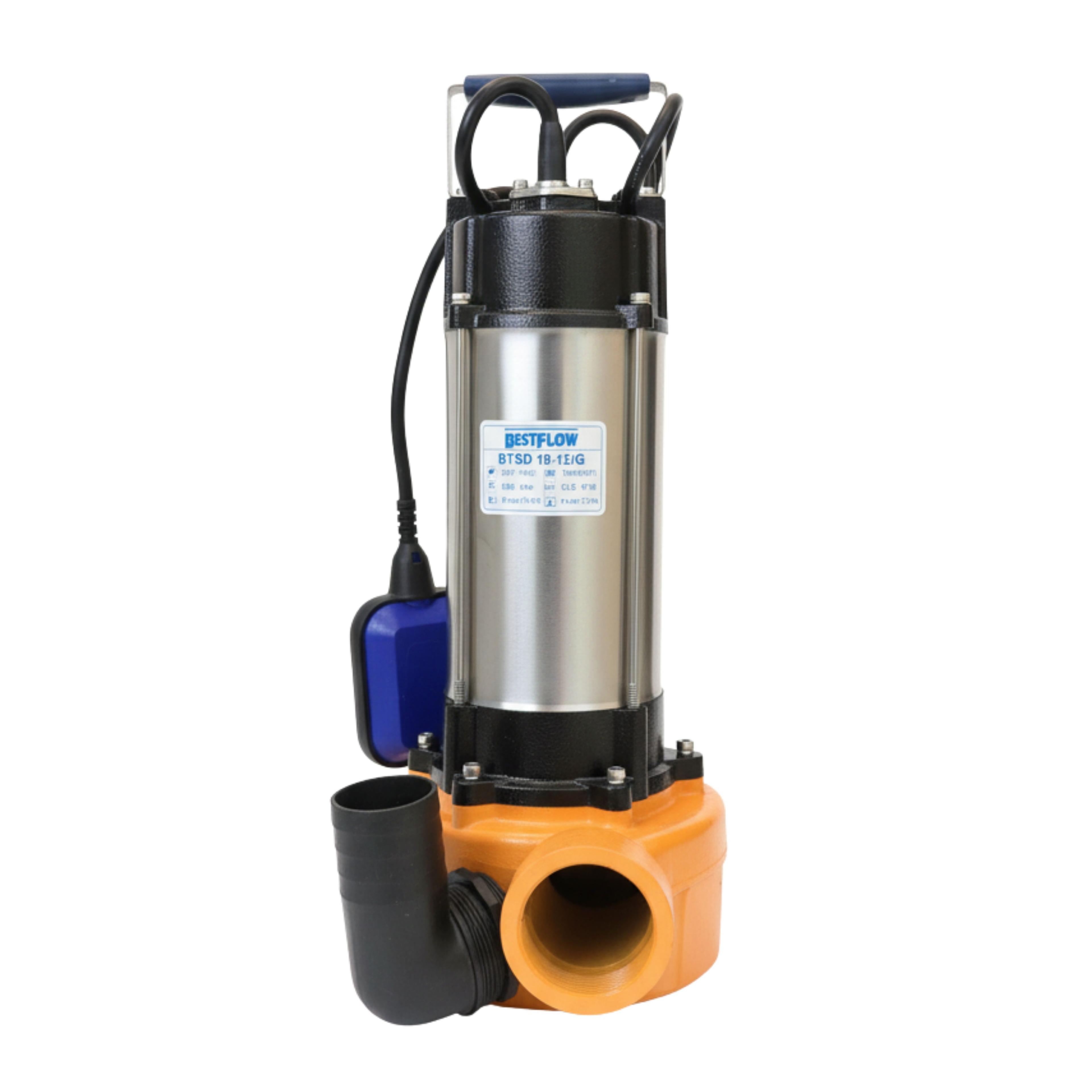 Bomba Sumergible Trituradora 2 HP Aguas Sucias Bestflow 220V-3