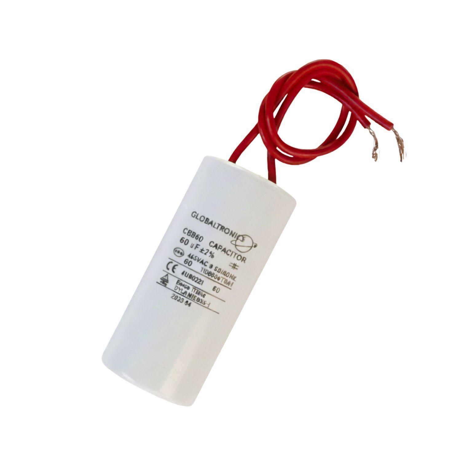 CONDENSADOR | CAPACITOR PERMANENTE CON CABLE | 60 UF | 450VAC | 50/60 HZ-2
