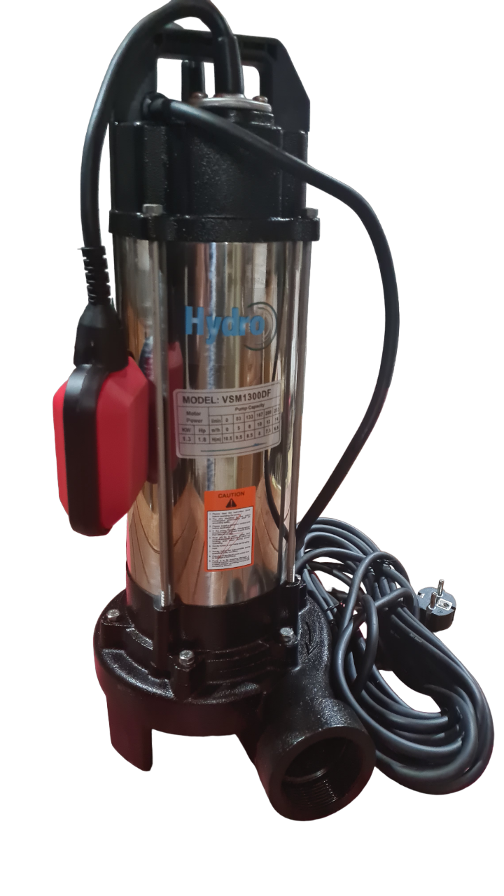 Bomba Sumergible Aguas Servidas con Triturador 1,8HP Hydro-0