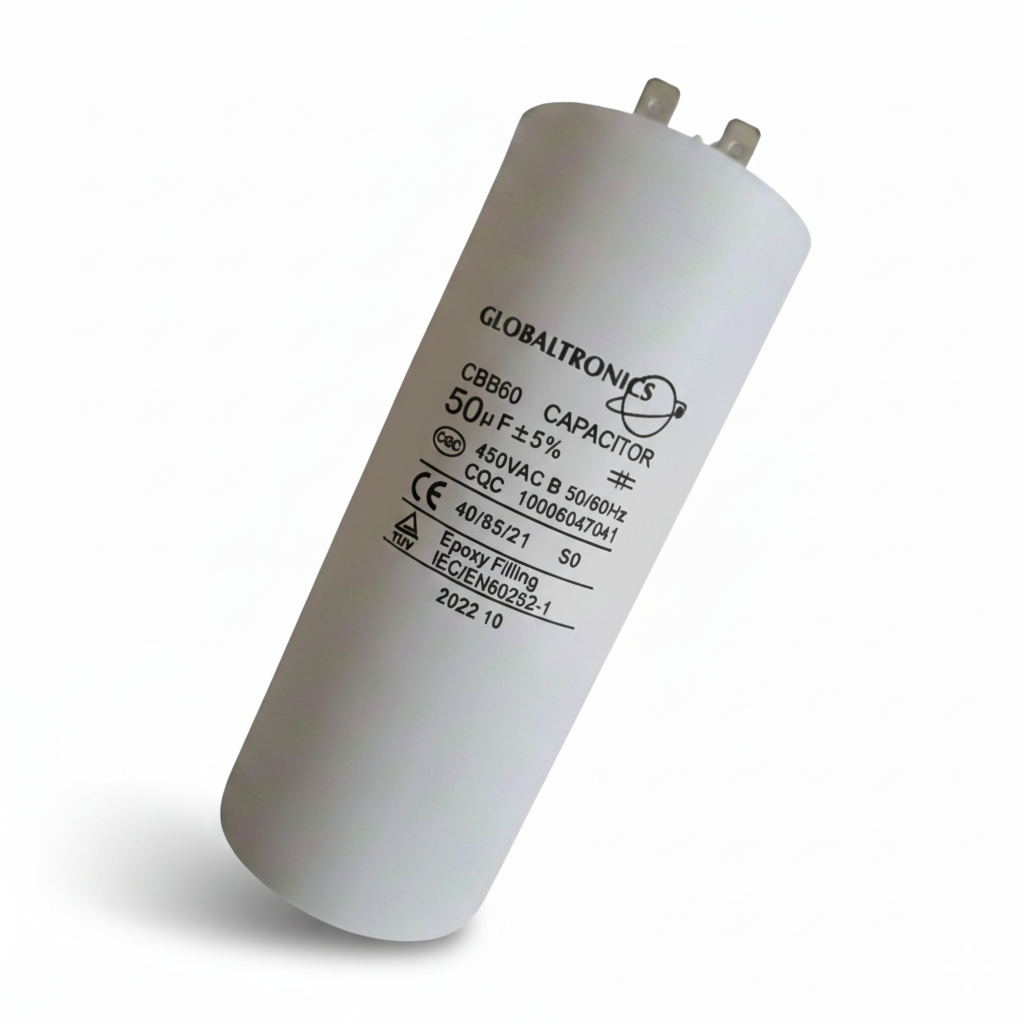 CONDENSADOR | CAPACITOR PERMANENTE CON TERMINALES | 50 UF | 450VAC | 50/60 HZ-2