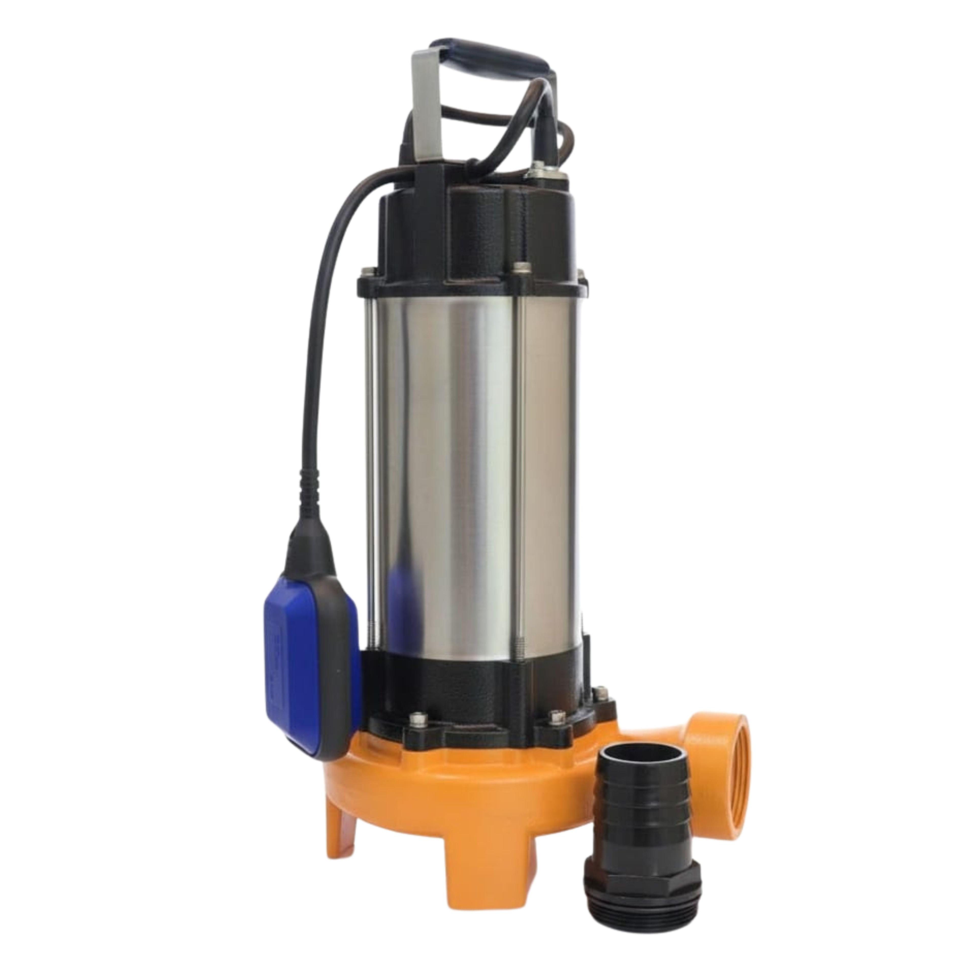 Bomba Sumergible Trituradora 2 HP Aguas Sucias Bestflow 220V D/ HORIZONTAL-3