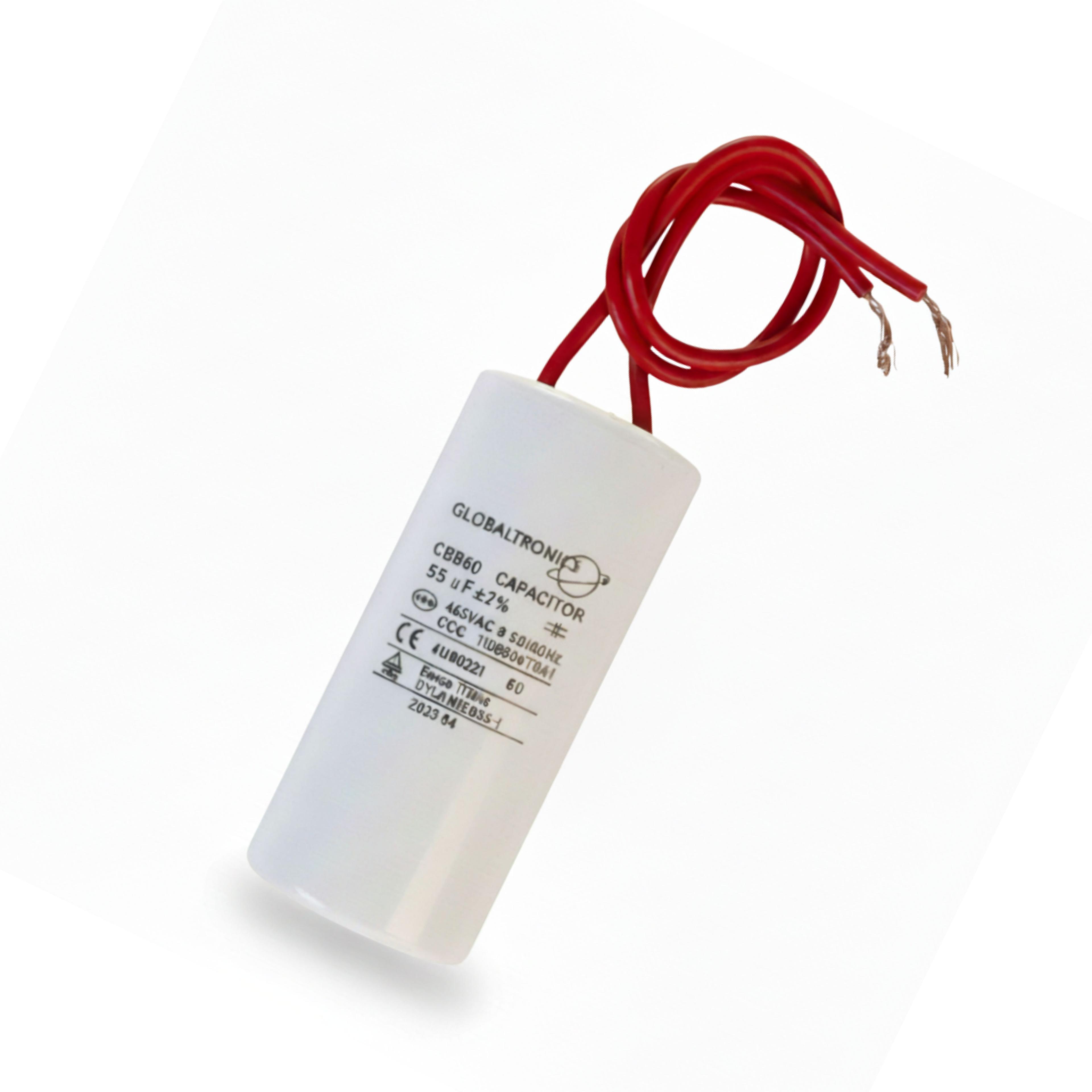 CONDENSADOR | CAPACITOR PERMANENTE CON CABLE | 55 UF | 450VAC | 50/60 HZ-2