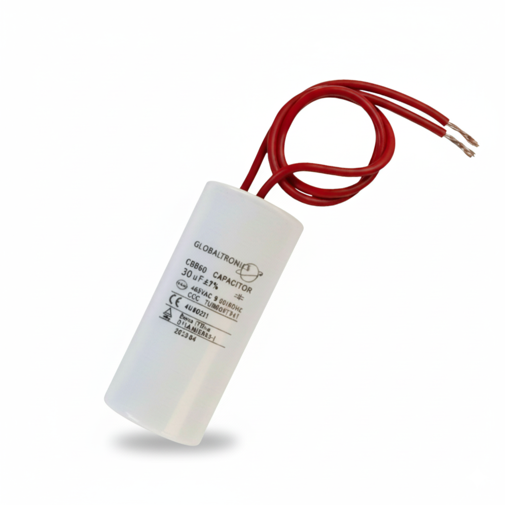 CONDENSADOR | CAPACITOR PERMANENTE CON CABLE | 30 UF | 450VAC | 50/60 HZ-2