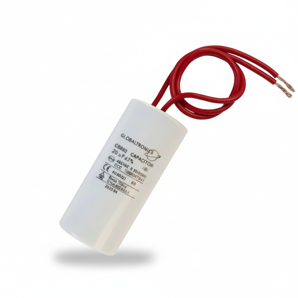 CONDENSADOR | CAPACITOR PERMANENTE CON CABLE | 20 UF | 450VAC | 50/60 HZ-2