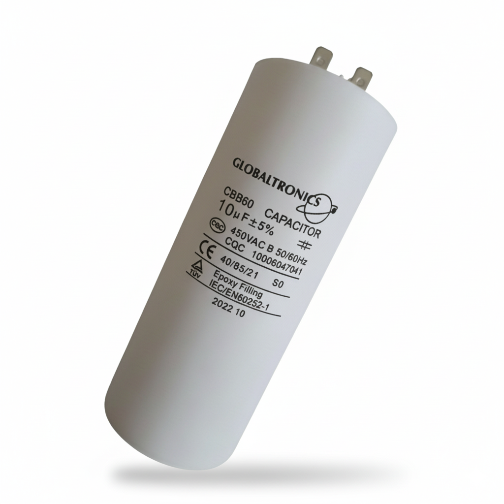 CONDENSADOR | CAPACITOR PERMANENTE CON TERMINALES | 10 UF | 450VAC | 50/60 HZ-2