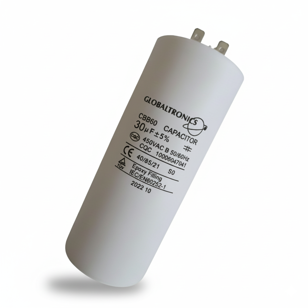 CONDENSADOR | CAPACITOR PERMANENTE CON TERMINALES | 30 UF | 450VAC | 50/60 HZ-2