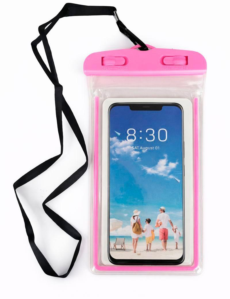 Estuche a prueba de agua fucsia-2