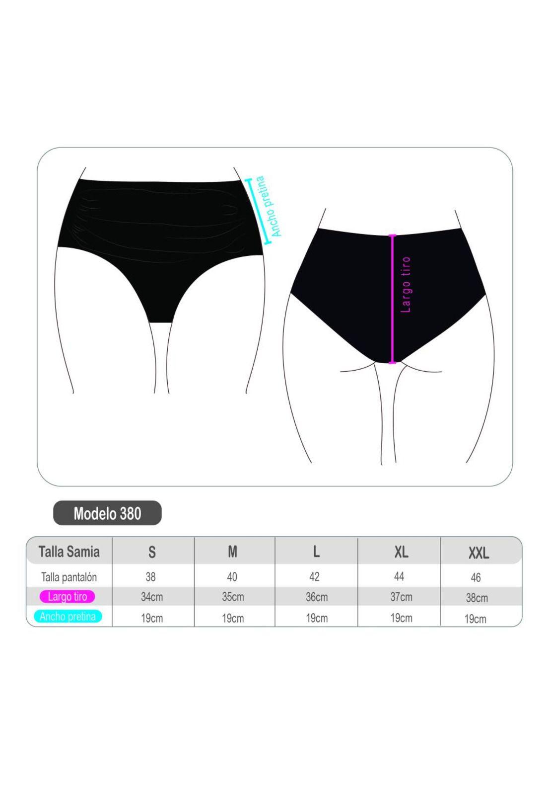 Bikini calzón pin up drapeado rojo brillante-3