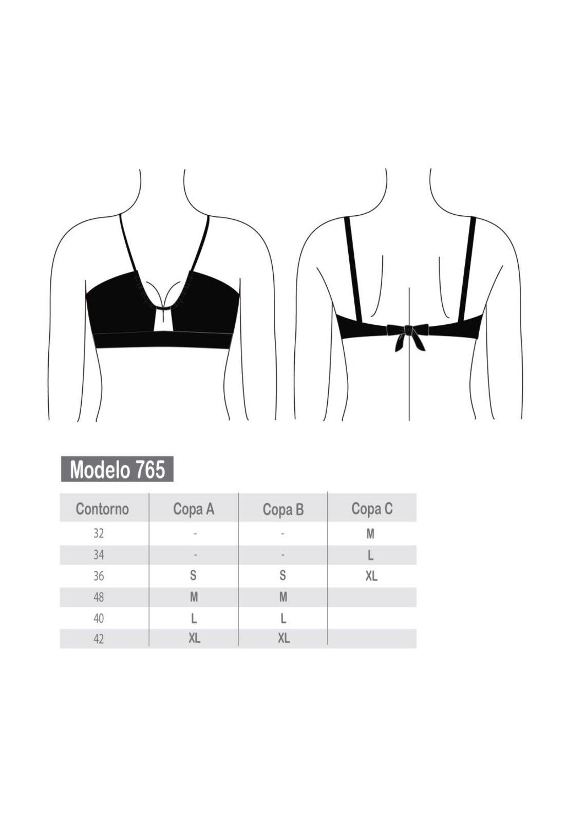 Bikini bandeau pretina fucsia-4