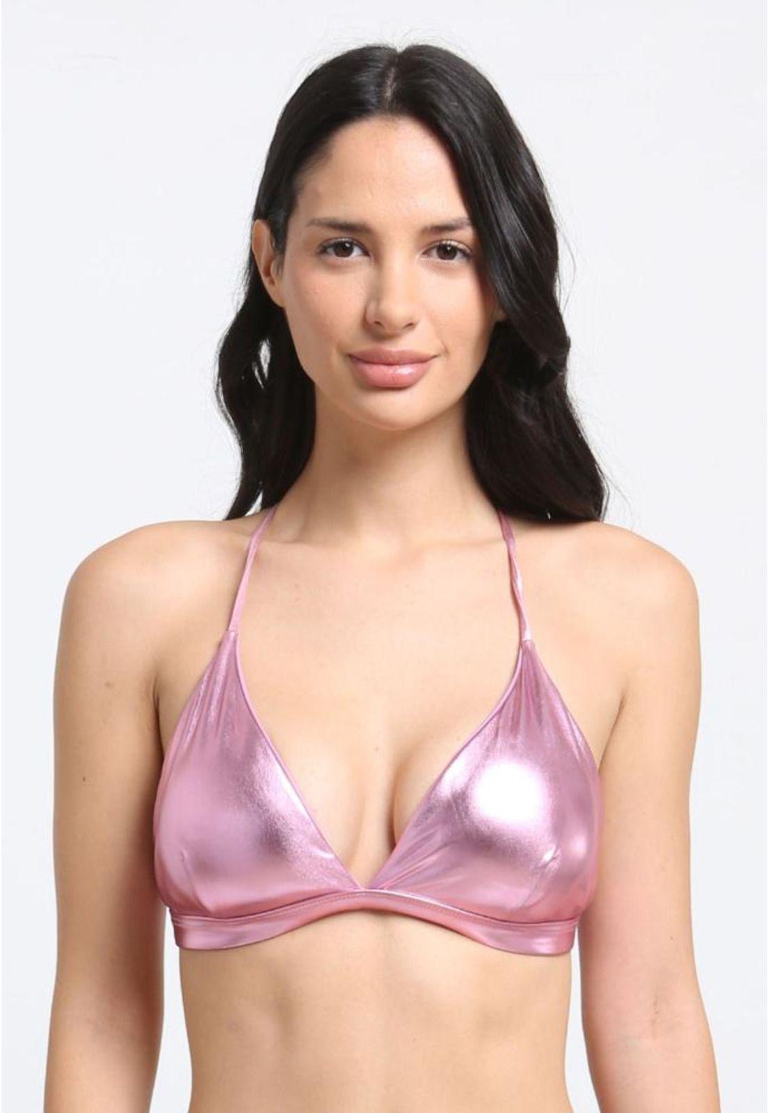 Bikini triangulo lila brillante-0