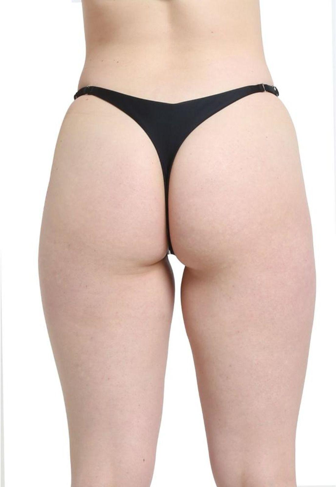 Bikini colaless cadera ajustable negro-1