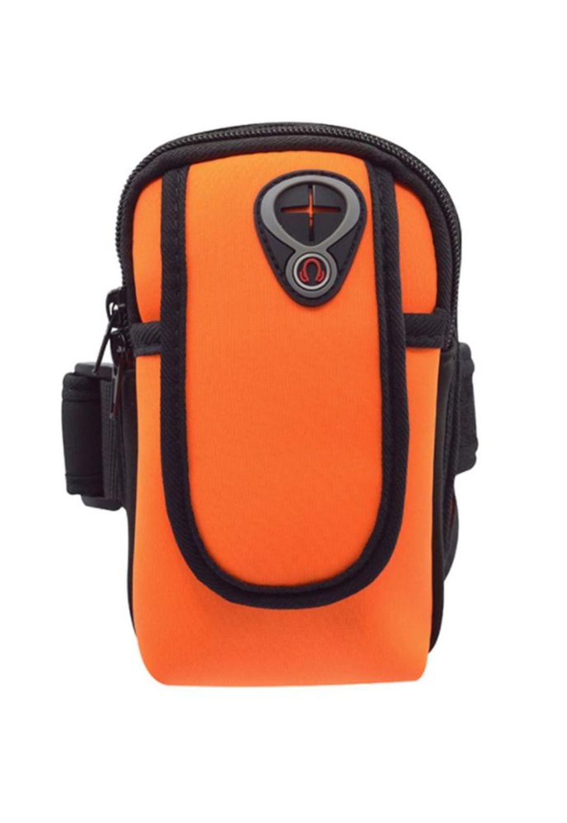 Bolso deportivo para brazo naranja-1