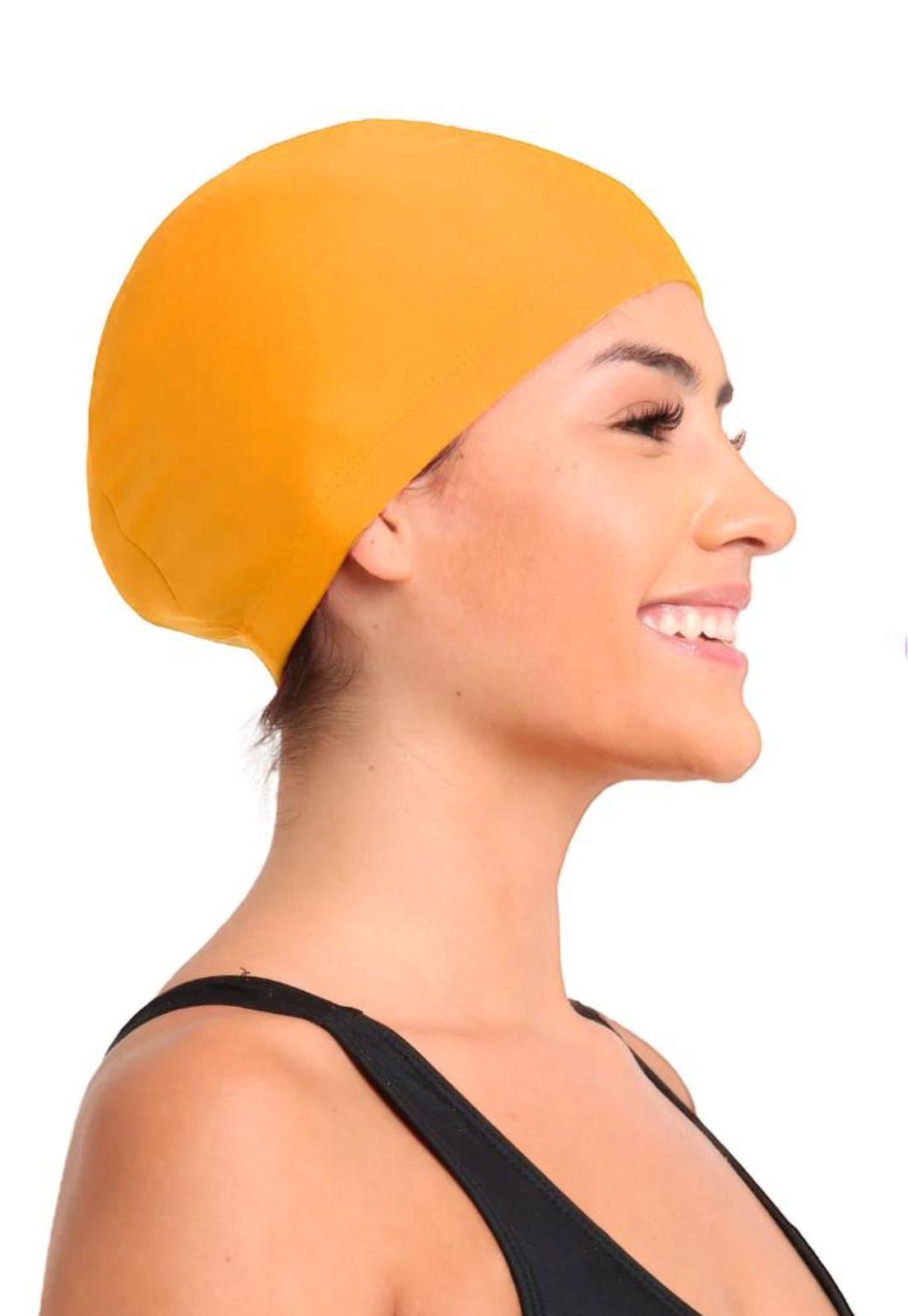 Gorros de natacion de Lycra-1
