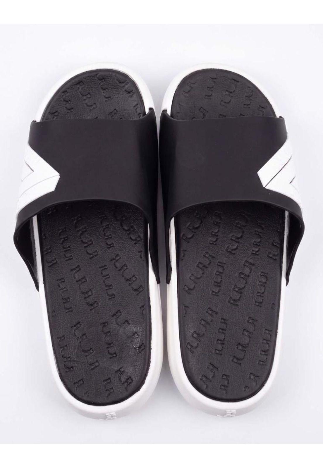 Sandalias Unisex de goma negro-3