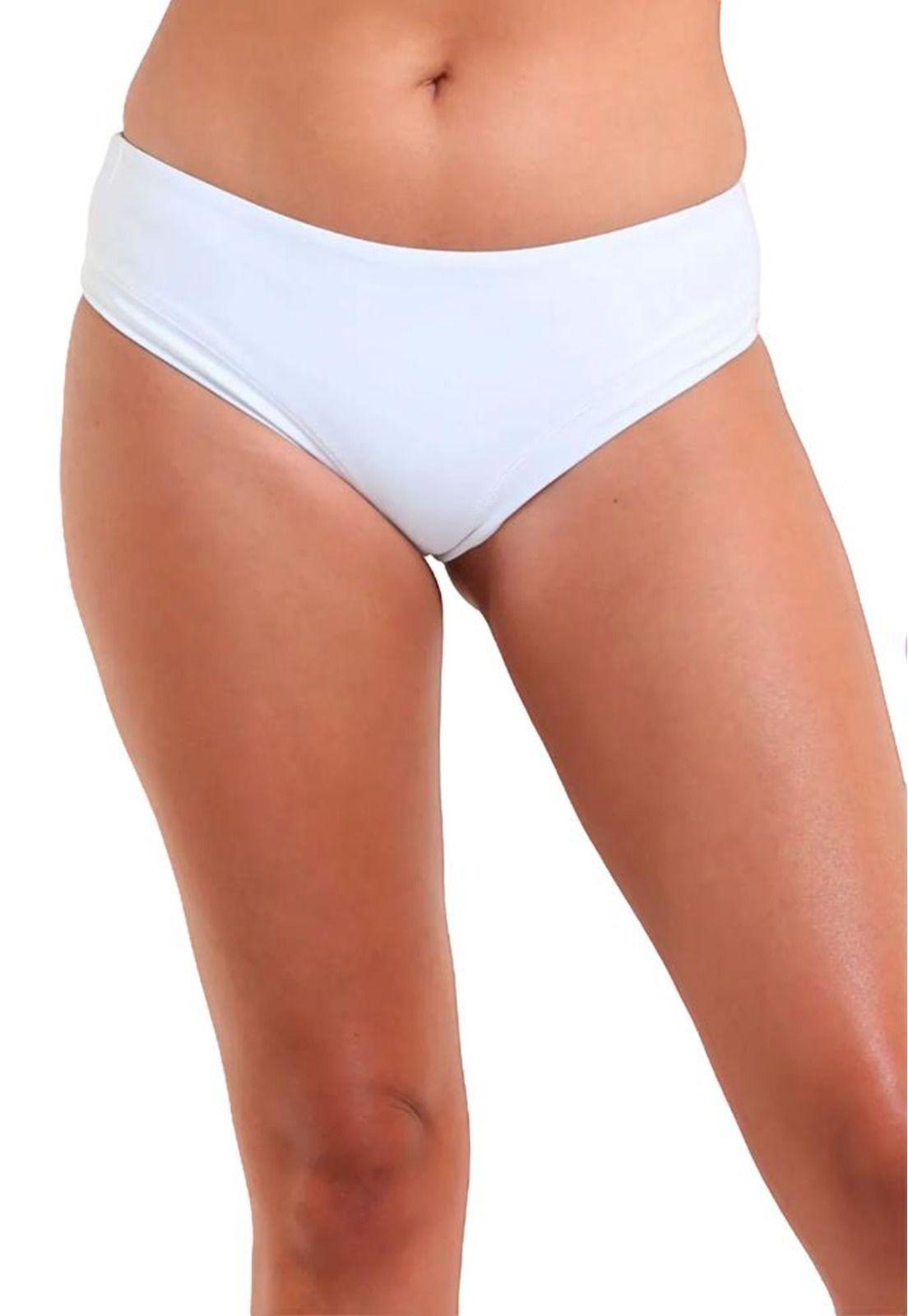 Bikini calzón tanga blanco-0