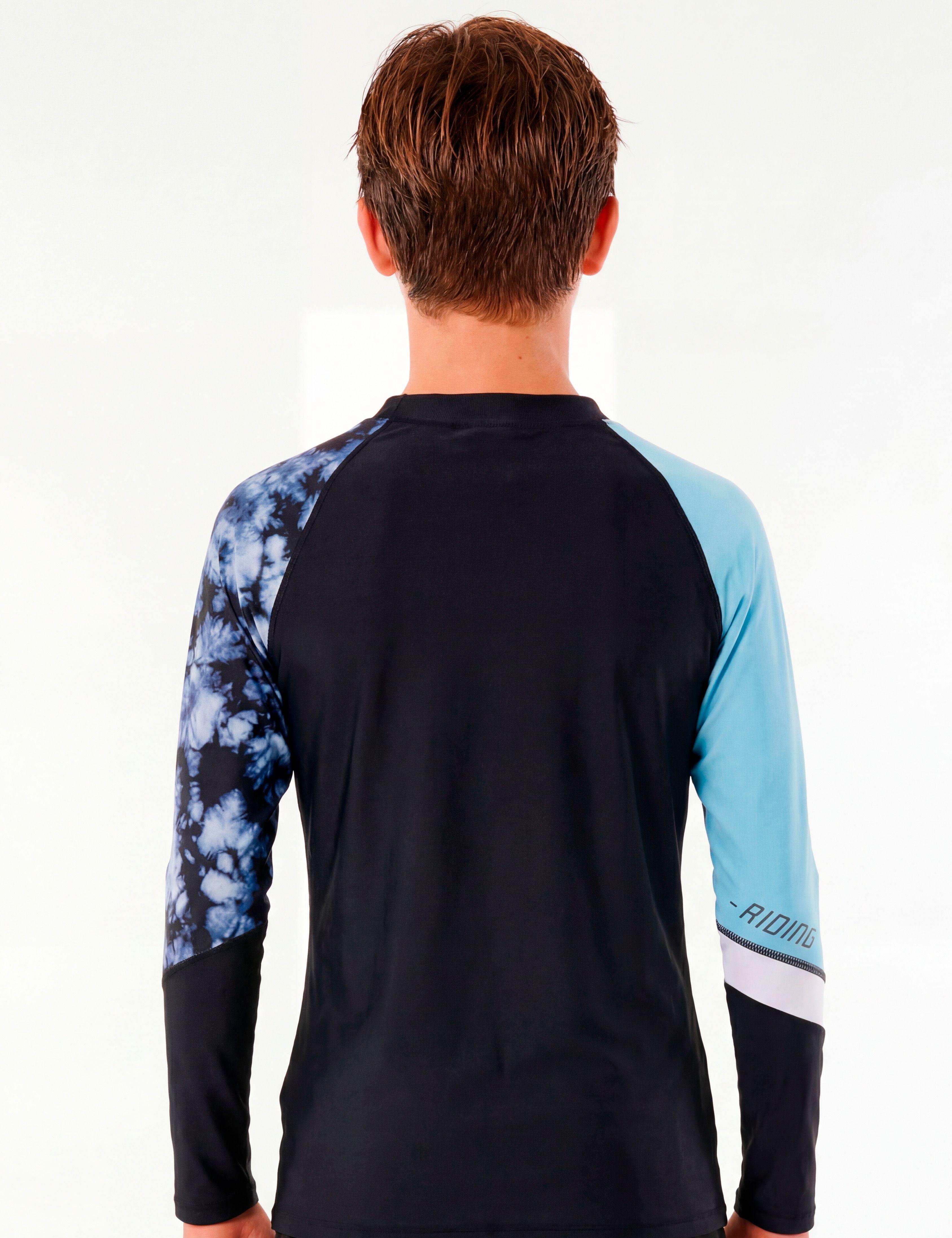 Polera niño protección UV gris-1