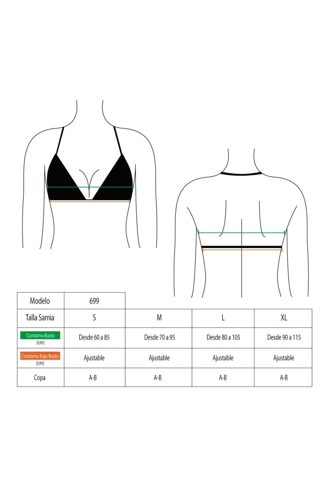 Bikini triángulo clásico tie dye fucsia -2