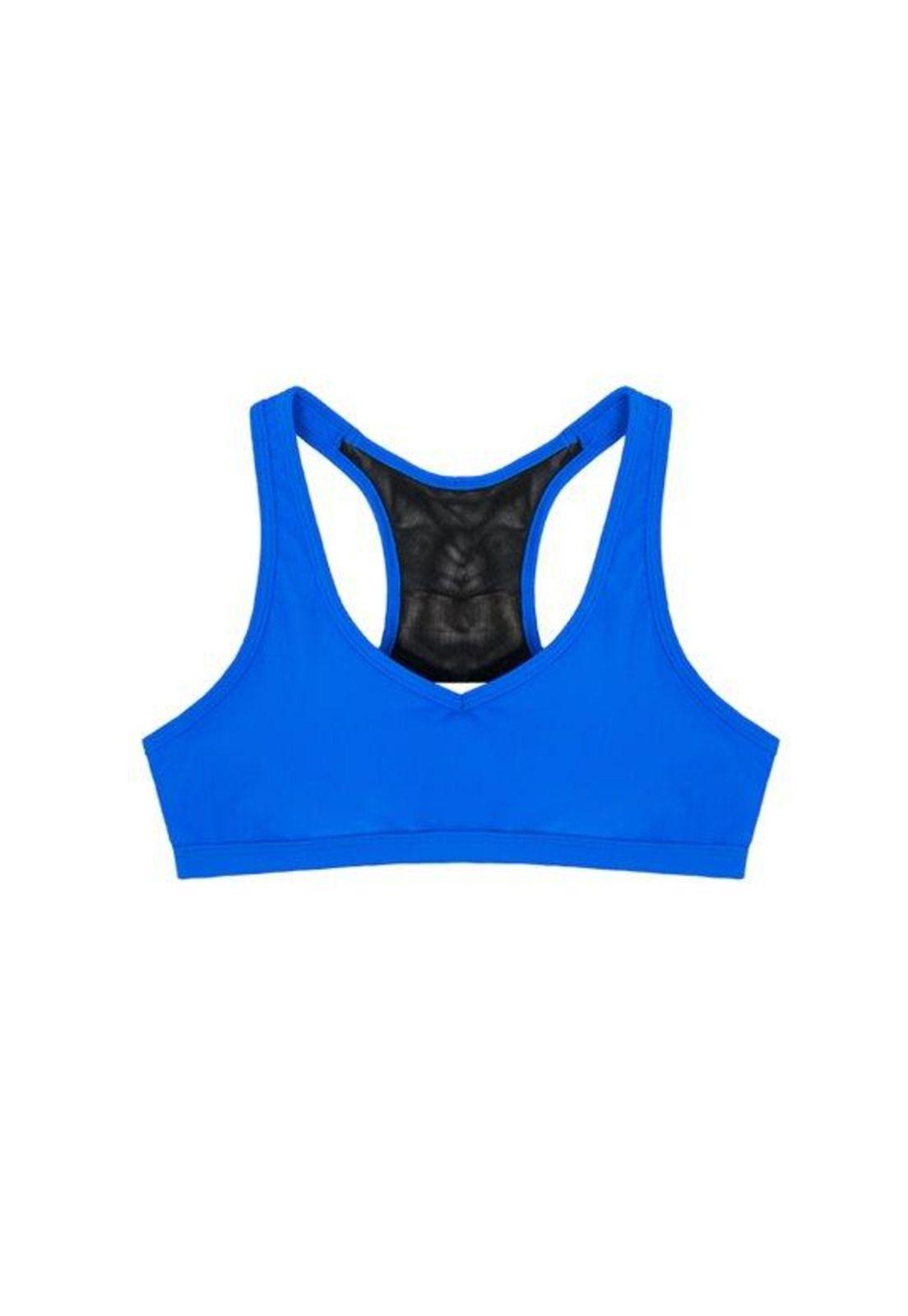 Peto deportivo con transparencia azul-0