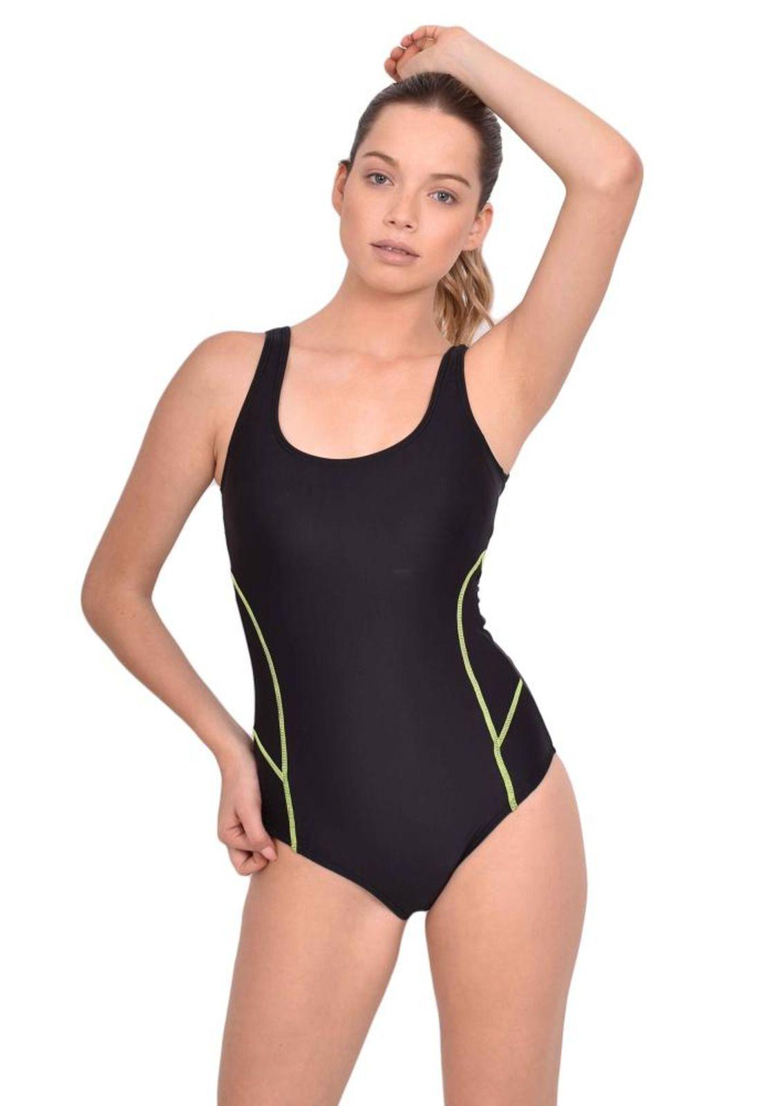 Traje de baño Deportivo rebajado corte clásico-0