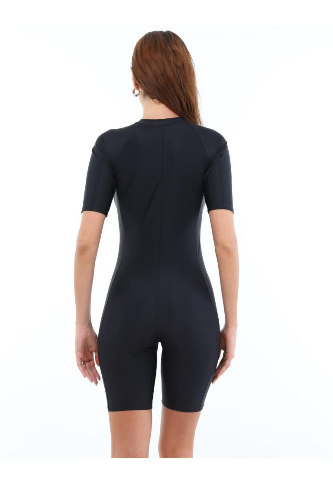 Traje de baño con piernas y mangas negro-1
