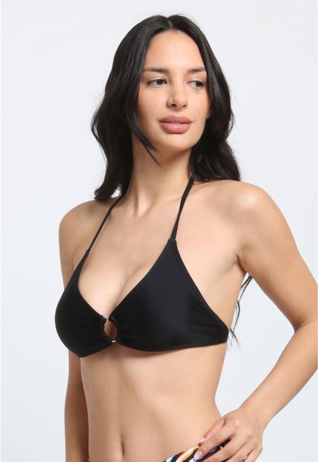 Bikini triangulo argolla central negro-2