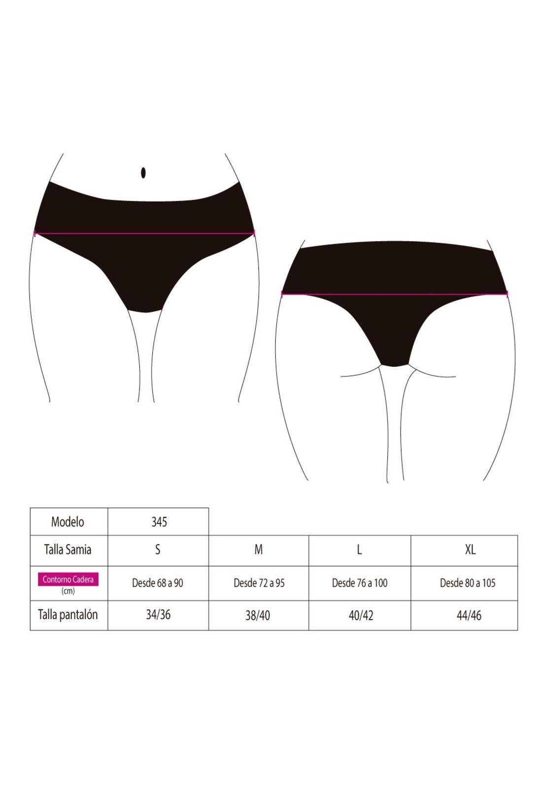 Bikini calzón banda torcida azul-2