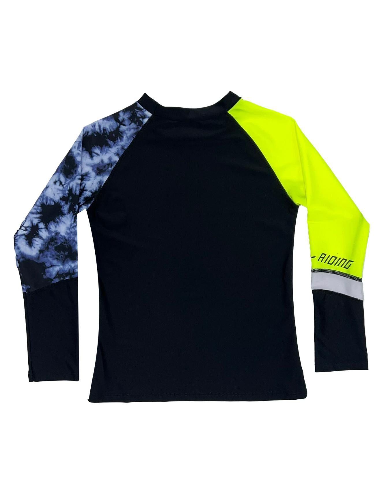 Polera niño protección UV verde-3