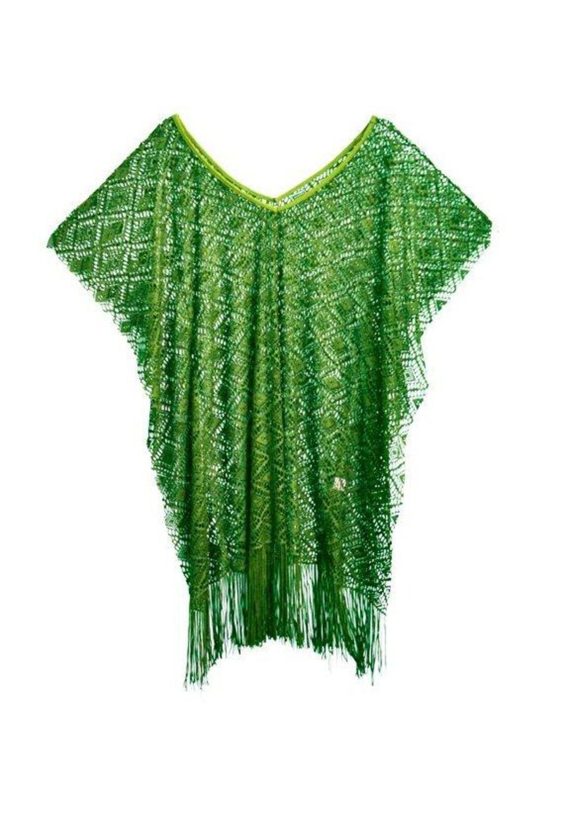 Salida de playa calada color verde-0