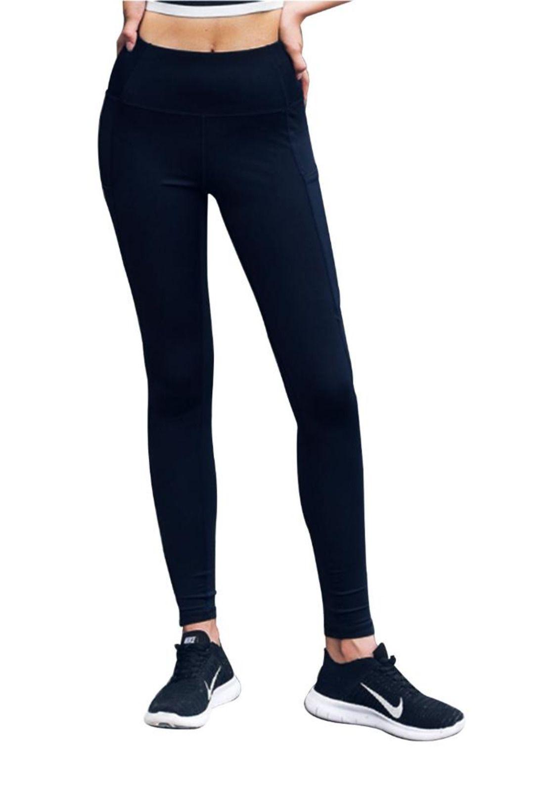 Calza básica con bolsillo negra-0