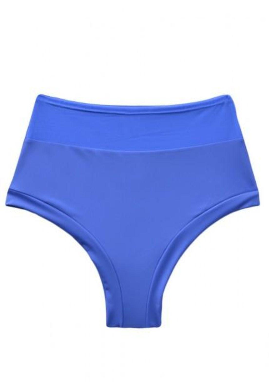 Bikini calzón pin up con transparencia color azul-2