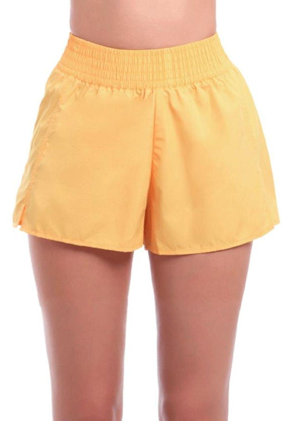 Short de playa secado rapido amarillo-0