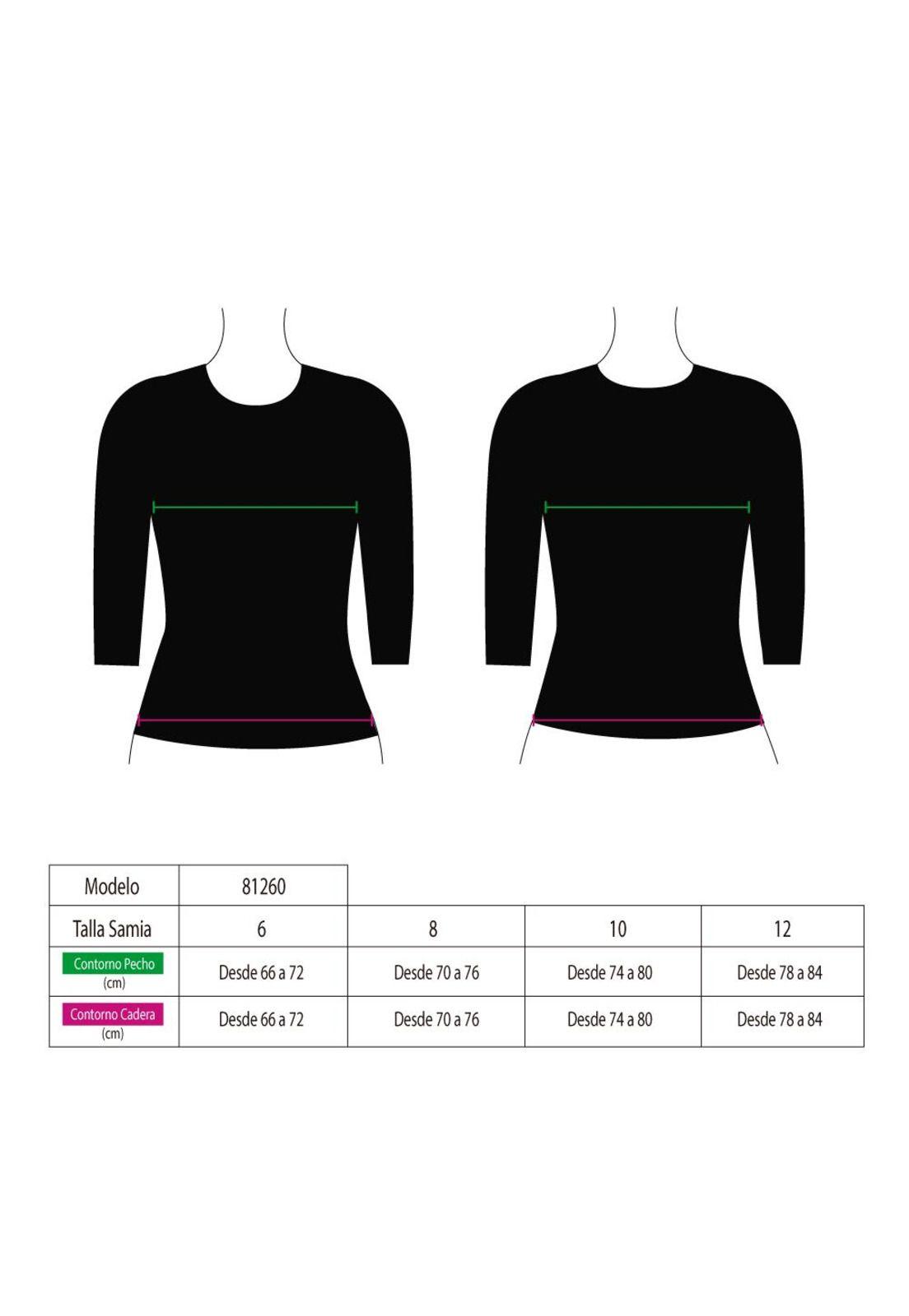 Polera de niña con protección UV color morado-1