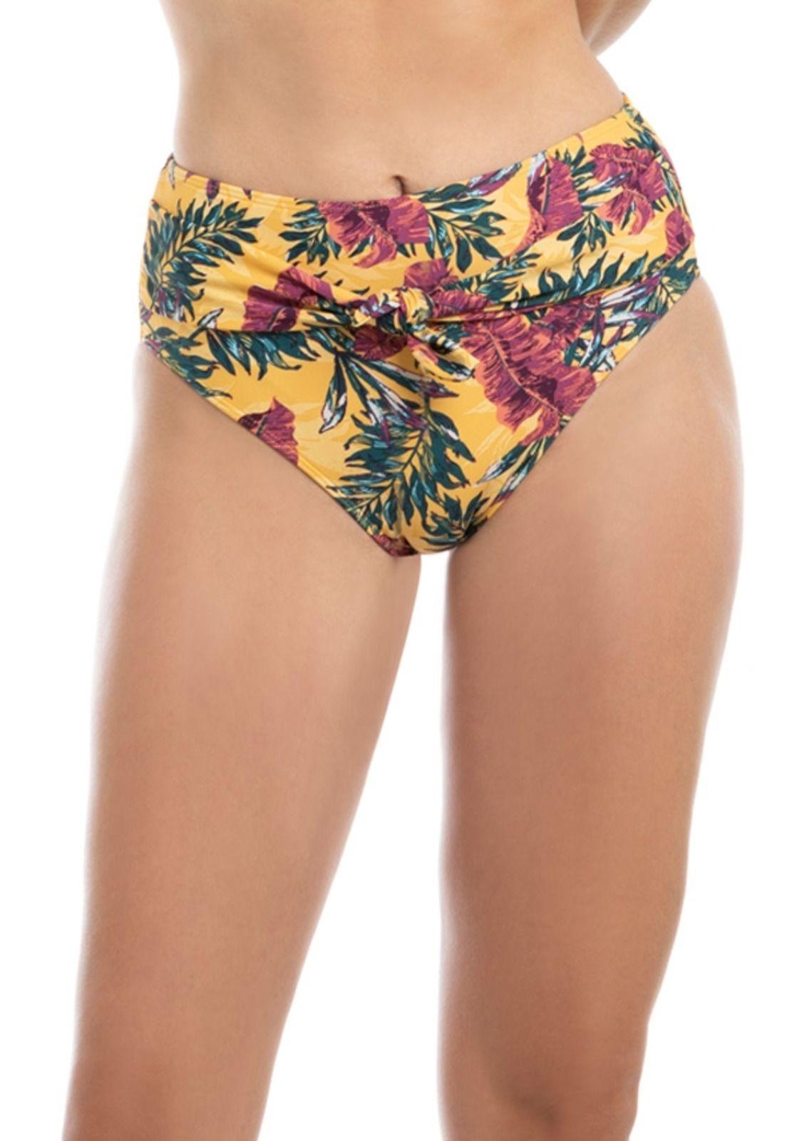 Bikini calzón con amarra est amarillo-0